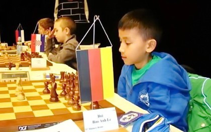 ​Bùi Lê Bảo Anh vô địch cờ vua U-10 nước Đức
