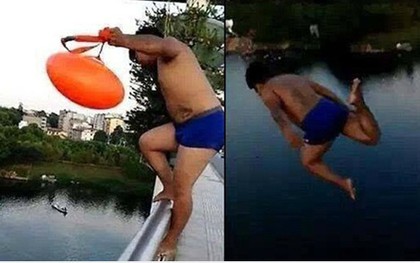 Thanh niên ngã dập phổi vì bắt chước vận động viên nhảy cầu Olympic