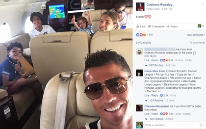 Fan Việt "làm loạn" trang facebook của Ronaldo