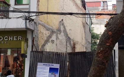 Sập cần cẩu thi công trụ sở công an phường, một người bị thương nặng