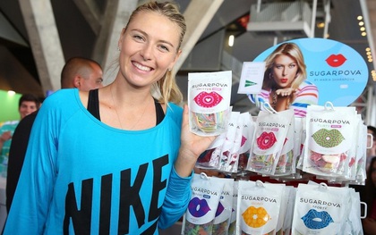 Nữ hoàng quần vợt Sharapova sắp trở thành tỷ phú bánh kẹo