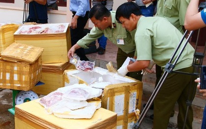 Hãi hùng thịt đà điểu thối suýt lên bàn nhậu