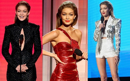 6 lần "biến hóa" lộng lẫy như nữ thần của Gigi Hadid ở AMA 2016
