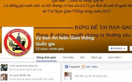 Ủy ban An toàn Giao thông lập Facebook nhận góp ý từ người dân