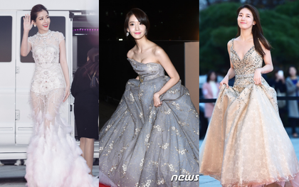 Thảm đỏ Asia Artist Awards: Chi Pu nổi bật, Yoona o ép vòng một bên "nữ thần" Suzy