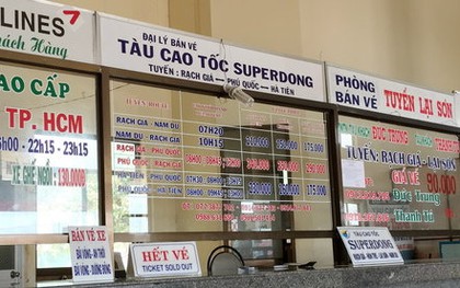 Vé tàu Rạch Giá - Phú Quốc bị đẩy lên hơn 600.000 đồng