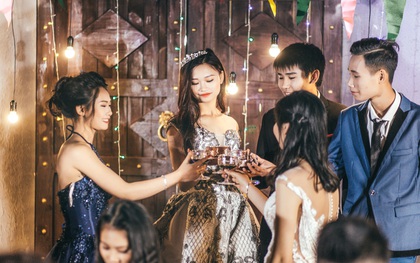 Độc nhất ở Thái Bình: Lớp học chi 40 triệu/đêm để hóa thân sang chảnh trong ảnh kỷ yếu phong cách dạ hội
