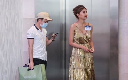 Phan Mạnh Quỳnh ăn mặc giản dị, đeo khẩu trang kín mít đưa bạn gái đi casting The Face