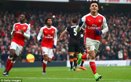 Sanchez lập cú đúp, Arsenal trở lại vị trí thứ 3
