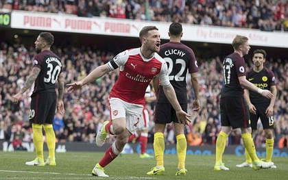 Man City cầm hòa Arsenal sau màn rượt đuổi kịch tính