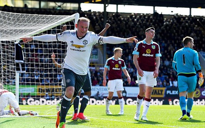 Rooney ghi bàn sau 3 tháng, Man Utd phả hơi nóng vào gáy Man City