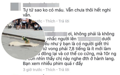 Vụ cô gái rơi từ chung cư ở Linh Đàm: Bị giết rồi ném xác hoàn toàn là tin đồn vô căn cứ!