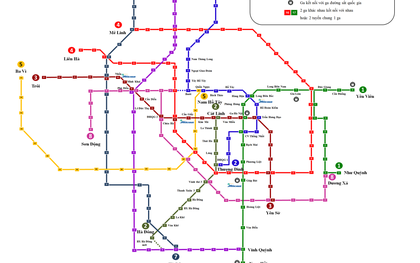 Đường sắt Cát Linh - Hà Đông tạm dừng trưng bày bản đồ "mượn" trên mạng internet