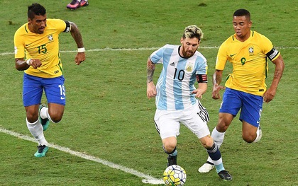 Messi chơi mờ nhạt, Argentina thắng may mắn Brazil