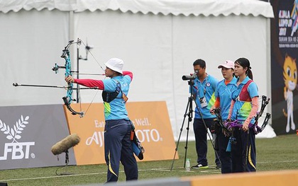 Bắn cung Việt Nam lại hụt vàng SEA Games trong cay đắng