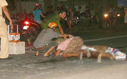 Người thân khóc ngất bên thi thể không nguyên vẹn của người phụ nữ chết thảm dưới bánh xe tải