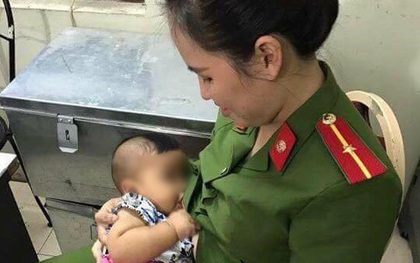 Hà Nội: Bé trai khát sữa bị mẹ bỏ rơi trong nhà nghỉ, nữ công an động lòng cho bú và đưa về nhà chăm sóc