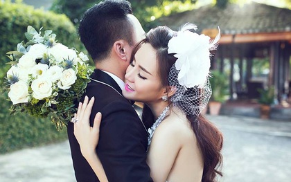 Hé lộ thêm ảnh cưới của Vy Oanh và chồng đại gia