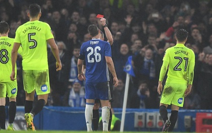 Chelsea vào vòng 4 FA Cup trong trận đấu Terry nhận thẻ đỏ