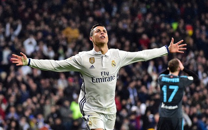 Ronaldo ghi bàn, Real cho Barca ngửi khói trong cuộc đua vô địch