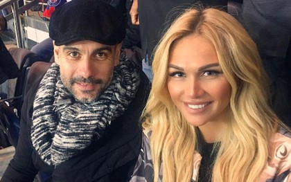 Guardiola ngồi cạnh siêu mẫu Nga do thám đối thủ