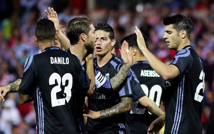 Real thắng tưng bừng 4 sao ngày Ronaldo vắng mặt