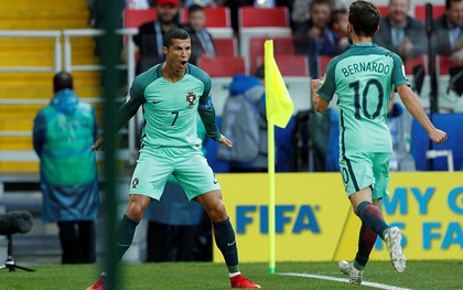Ronaldo ghi bàn, Bồ Đào Nha lên nhất bảng ở Confed Cup 2017