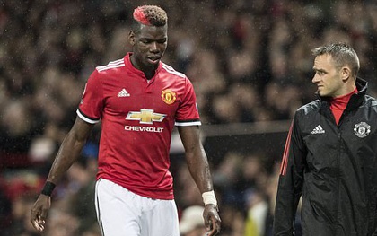 Pogba gặp chấn thương, có thể ngồi ngoài nhiều tuần