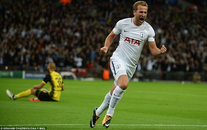 Harry Kane lập cú đúp, Tottenham thắng đậm Dortmund