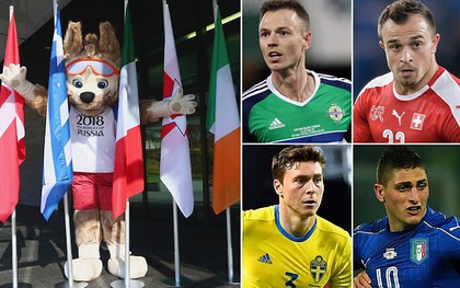 Bốc thăm play-off World Cup 2018: Italy đụng đối thủ rắn mặt Thụy Điển
