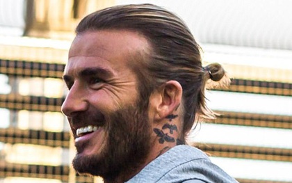 David Beckham khoe hình xăm thứ 5 trong năm 2017