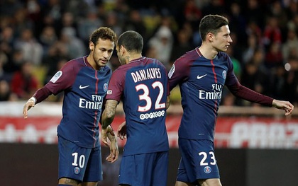 Song sát Cavani - Neymar nổ súng, PSG khuất phục đương kim vô địch Monaco