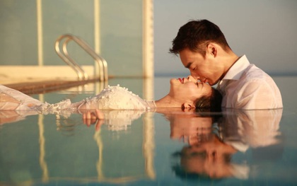Bộ ảnh cưới tuyệt đẹp của nữ VĐV nhảy cầu xinh đẹp Trung Quốc