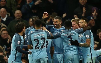 Chơi thiếu người, Man City vẫn xuất sắc đánh bại Burnley