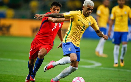 Thua tan nát trước Brazil, Chile cay đắng mất vé World Cup 2018