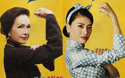 Nữ diễn viên Cô Ba Sài Gòn từ già đến trẻ đồng loạt gồng tay thể hiện tinh thần nữ quyền nhân tháng Phụ nữ