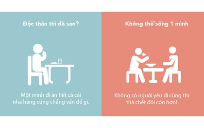 Thế giới có 2 kiểu người: Độc thân vui tính vs. Không thể sống thiếu người yêu