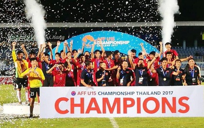 Việt Nam hạ Thái Lan, vô địch giải U15 Đông Nam Á