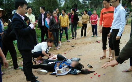 Nghệ An: 3 nữ sinh THPT bị xe đâm nhập viện ngày 8/3