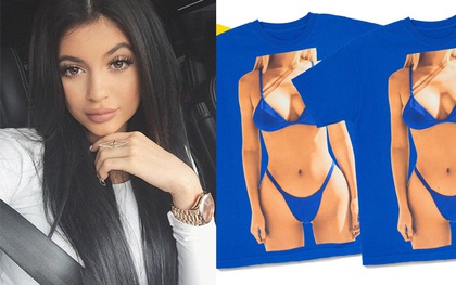 Tự biết dáng đẹp, Kylie Jenner in luôn áo phông hình body của mình để bán