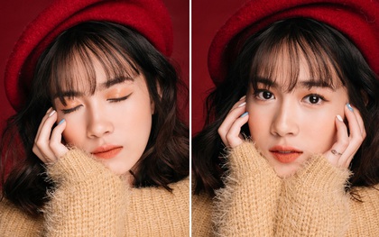 Công thức makeup trong veo với tone cam đất "xinh ngất" đảm bảo khiến bạn tạm quên đi màu son đỏ