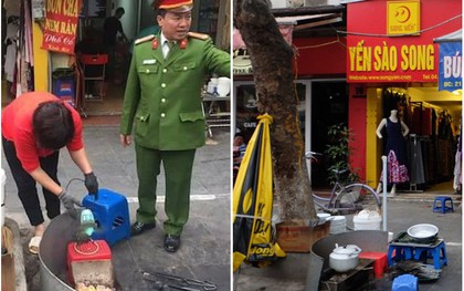 Quận Hoàn Kiếm: Vừa vắng bóng công an đi "giành" lại vỉa hè, hàng quán xe máy lại bủa vây phố cổ