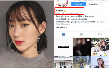 Giới thiệu Instagram là "Nhân vật của công chúng", nhưng khi xin lỗi fan Jessica, SunHt lại nói "chưa từng nhận mình nổi tiếng"