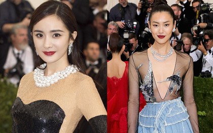 Trong khi thế giới quan tâm dàn mỹ nhân Hollywood, Cbiz chỉ chú ý tới sắc vóc của Dương Mịch và Liu Wen