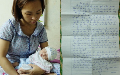 Bé gái hơn 10 ngày tuổi bị bỏ rơi ở Hà Nội và lá thư đẫm nước mắt của người mẹ