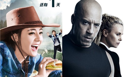 Phim của Địch Lệ Nhiệt Ba và "Fast 8" dắt nhau lao dốc không phanh