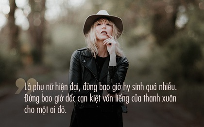 Đừng vì người, đừng hy sinh tất cả cho ai đó, phải biết yêu mình, vì mình đầu tiên!