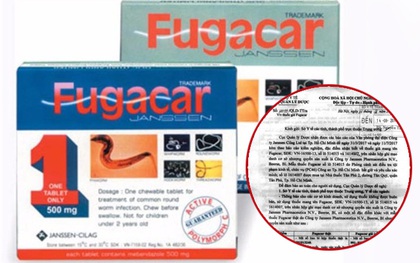 Cục Quản lý Dược - Bộ Y tế hướng dẫn nhận biết thuốc tẩy giun Fugacar thật giả