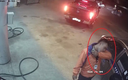 Nhân viên cây xăng mải nghe điện thoại nên quên thu tiền khách hàng: Do nhận cuộc gọi gấp của gia đình