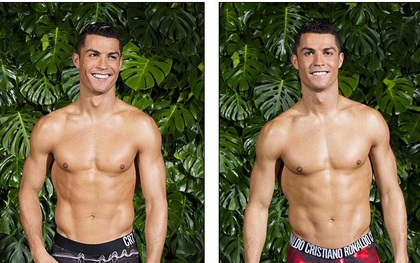 Ronaldo cười rạng rỡ, khoe thân hình lực lưỡng quảng bá đồ lót CR7